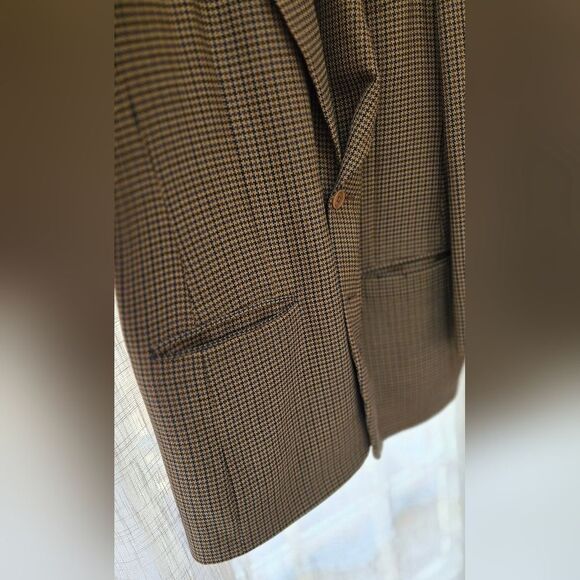 Beecroft & Bull Brown Houndstooth Blazer - Picture 8 of 9